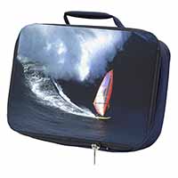 Wind Surfer Navy Insulated School Lunch Box/Picnic Bag