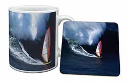 Wind Surfer Mug and Coaster Set