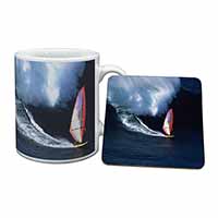 Wind Surfer Mug and Coaster Set