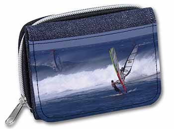 Wind Surfers Surfing Unisex Denim Purse Wallet