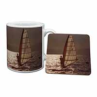 Wind Surfing Mug and Coaster Set