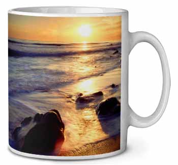 Secluded Sunset Beach Coffee/Tea Mug Christmas Stocking Filler Gift Idea