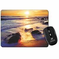 Secluded Sunset Beach Computer Mouse Mat Christmas Gift Idea