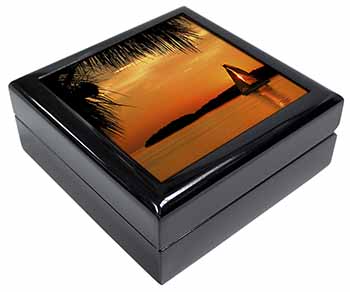 Sunset Sailing Yacht Keepsake/Jewellery Box