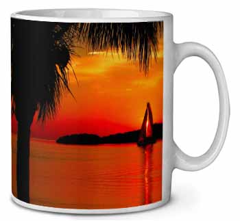 Sunset Sailing Yacht Ceramic 10oz Coffee Mug/Tea Cup