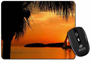 Sunset Sailing Yacht Computer Mouse Mat