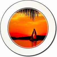 Sunset Sailing Yacht Car or Van Permit Holder/Tax Disc Holder