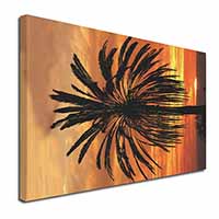 Tropical Palm Sunset Canvas X-Large 30"x20" Wall Art Print