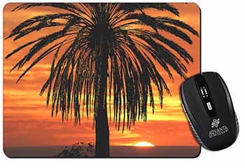 Tropical Palm Sunset Computer Mouse Mat