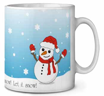 Snow Man Ceramic 10oz Coffee Mug/Tea Cup