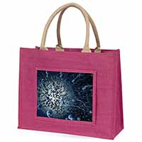Racing Sperms-No Condoms Needed! Large Pink Jute Shopping Bag