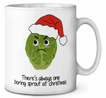 Christmas Grumpy Sprout Ceramic 10oz Coffee Mug/Tea Cup