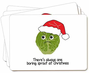 Christmas Grumpy Sprout Picture Placemats in Gift Box