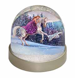 Unicorn, Owl & Fairy Snow Globe Photo Waterball