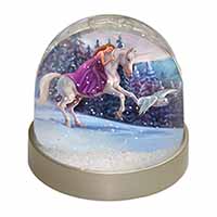 Unicorn, Owl & Fairy Snow Globe Photo Waterball