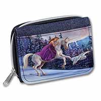 Unicorn, Owl & Fairy Unisex Denim Purse Wallet