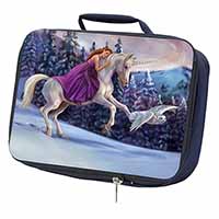 Unicorn, Owl & Fairy Navy Insulated School Lunch Box/Picnic Bag