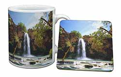 Waterfall Mug and Coaster Set