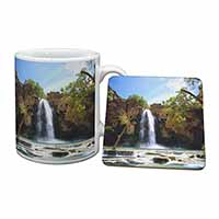 Waterfall Mug and Coaster Set