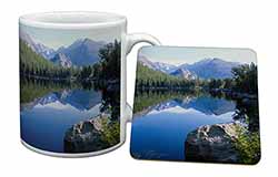 Tranquil Lake Mug and Coaster Set