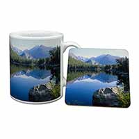 Tranquil Lake Mug and Coaster Set