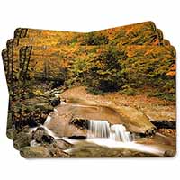 Autumn Waterfall Picture Placemats in Gift Box