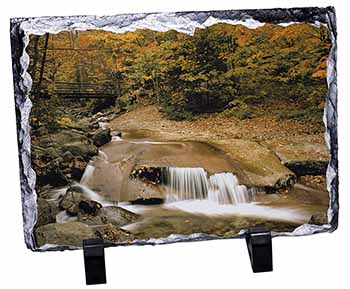 Autumn Waterfall, Stunning Photo Slate