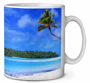 Tropical Paradise Beach Ceramic 10oz Coffee Mug/Tea Cup