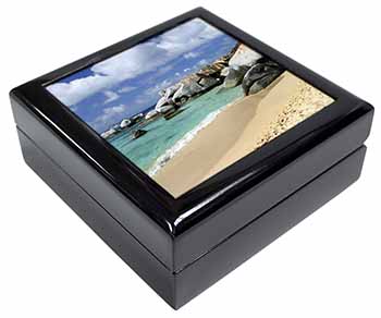 Tropical Seychelles Beach Keepsake/Jewellery Box