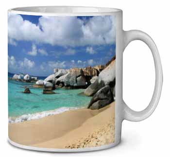Tropical Seychelles Beach Ceramic 10oz Coffee Mug/Tea Cup