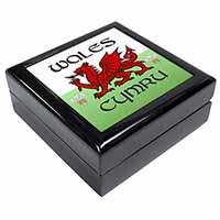 Wales Cymru Welsh Gift Keepsake/Jewellery Box