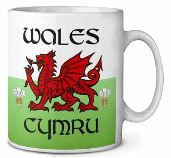 Wales Cymru Welsh Gift Ceramic 10oz Coffee Mug/Tea Cup