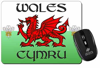 Wales Cymru Welsh Gift Computer Mouse Mat