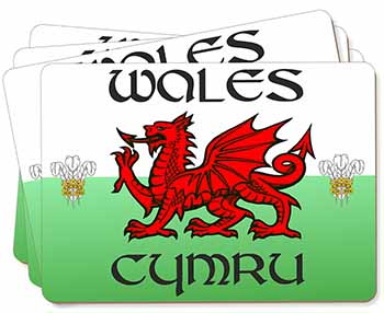 Wales Cymru Welsh Gift Picture Placemats in Gift Box