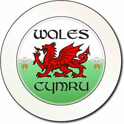 Wales Cymru Welsh Gift Car or Van Permit Holder/Tax Disc Holder