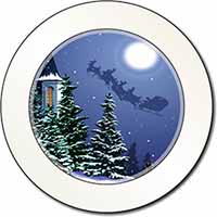 Christmas Eve Santa on Sleigh Car or Van Permit Holder/Tax Disc Holder
