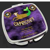 Capricorn Star Sign Birthday Gift Make-Up Compact Mirror