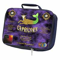 Capricorn Star Sign Birthday Gift Navy Insulated School Lunch Box/Picnic Bag