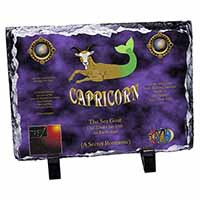 Capricorn Star Sign Birthday Gift, Stunning Photo Slate