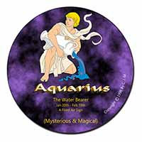 Aquarius Star Sign Birthday Gift Fridge Magnet Printed Full Colour