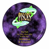 Pisces Star Sign Birthday Gift Fridge Magnet Printed Full Colour
