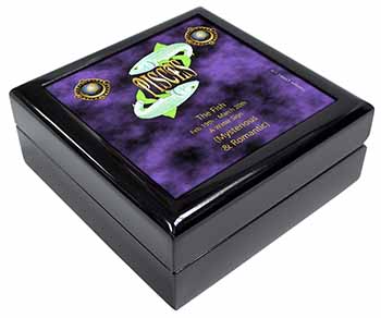 Pisces Star Sign Birthday Gift Keepsake/Jewellery Box