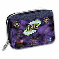 Pisces Star Sign Birthday Gift Unisex Denim Purse Wallet