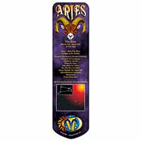 Aries Astrology Star Sign Birthday Gift Bookmark, Book mark, Printed full colour