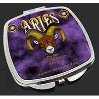 Aries Astrology Star Sign Birthday Gift Make-Up Compact Mirror