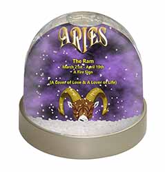 Aries Astrology Star Sign Birthday Gift Snow Globe Photo Waterball