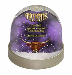 Taurus Star Sign Birthday Gift Snow Globe Photo Waterball