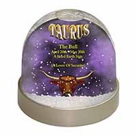 Taurus Star Sign Birthday Gift Snow Globe Photo Waterball