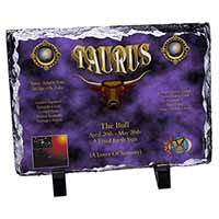 Taurus Star Sign Birthday Gift, Stunning Photo Slate