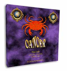 Cancer Star Sign Birthday Gift Square Canvas 12"x12" Wall Art Picture Print